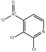 Pyridine, 2,3-dichloro-4-nitro- Struktur