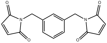 1,1'-(benzene-1,3-diyldimethanediyl)bis(1H-pyrrole-2,5-dione) Struktur