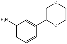 3-(1,4-dioxan-2-yl)aniline Struktur