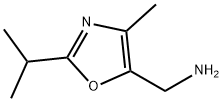 (2-isopropyl-4-methyloxazol-5-yl)methanamine Struktur