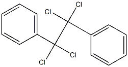 (1,1,2,2-tetrachloro-2-phenylethyl)benzene Struktur