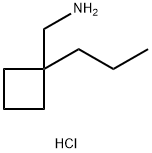 (1-propylcyclobutyl)methanamine hydrochloride Struktur