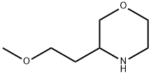 3-(2-methoxyethyl)morpholine Struktur