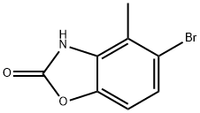 5-Bromo-4-methyl-3H-benzooxazol-2-one Struktur