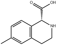 (1R)-6-methyl-1,2,3,4-tetrahydroisoquinoline-1-carboxylic acid Struktur