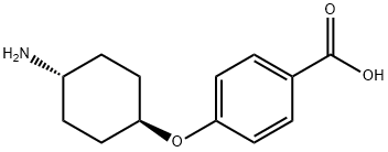 4-[(trans-4-Aminocyclohexyl)oxy]benzoic acid Struktur