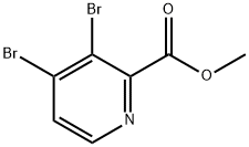 Methyl 3,4-dibromopyridine-2-carboxylate Struktur