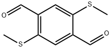 1,4-Benzenedicarboxaldehyde, 2,5-bis(methylthio)- Struktur