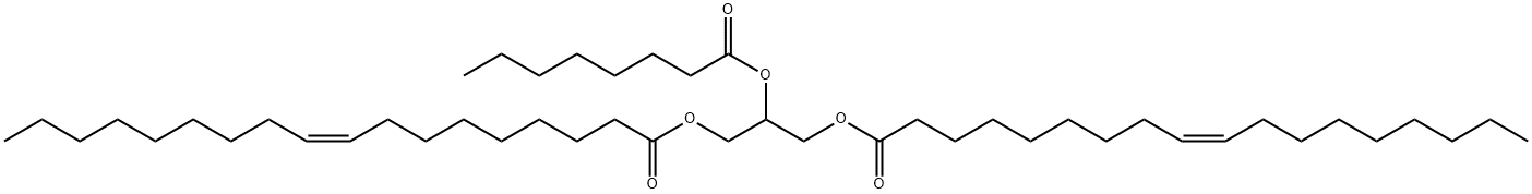 1,3-Dioleoyl-2-Octanoyl-rac-glycerol Struktur