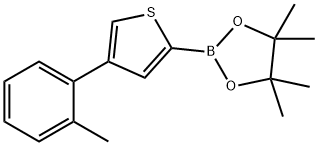 4-(2-Tolyl)thiophene-2-boronic acid pinacol ester Struktur