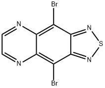 4,9-dibromo-[1,2,5]thiadiazolo[3,4-g]quinoxaline Struktur