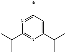 4-bromo-2,6-di(iso-propyl)pyrimidine Struktur