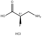 (2R)-3-amino-2-fluoropropanoic acid hydrochloride Struktur