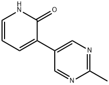 2-Hydroxy-3-(2-methylpyrimidin-5-yl)pyridine Struktur