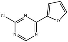 2-Chloro-4-(2-furyl)-1,3,5-triazine Struktur