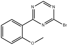 2-Bromo-4-(2-methoxyphenyl)-1,3,5-triazine Struktur