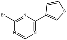 2-Bromo-4-(3-thienyl)-1,3,5-triazine Struktur