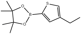 4-Ethylthiophene-2-boronic acid pinacol ester Struktur