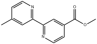 4'-Methyl-2,2'-bipyridine-4-carboxylic acid methyl ester Struktur