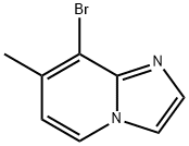 8-bromo-7-methylimidazo[1,2-a]pyridine Struktur