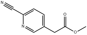 methyl 2-(6-cyanopyridin-3-yl)acetate Struktur