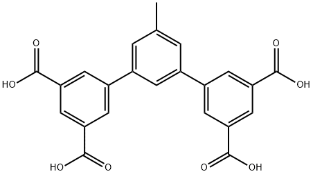 [1,1':3',1''-Terphenyl]-3,3'',5,5''-tetracarboxylic acid, 5'-methyl- Struktur