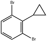 2-(Cyclopropyl)-1,3-dibromobenzene Struktur