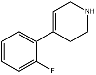 4-(2-fluorophenyl)-1,2,3,6-tetrahydropyridine Struktur