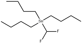 Stannane, tributyl(difluoromethyl)- Struktur