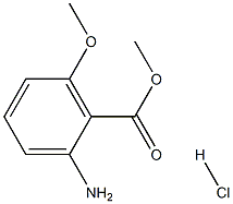 Methyl 2-amino-6-methoxybenzoate hydrochloride Struktur