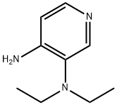 4-Amino-3-(diethylamino)pyridine Struktur