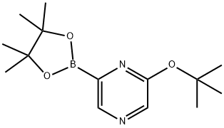 6-(TERT-BUTOXY)PYRAZINE-2-BORONIC ACID PINACOL ESTER Struktur