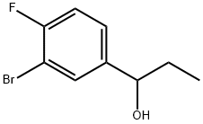 1-(3-bromo-4-fluorophenyl)propan-1-ol Struktur