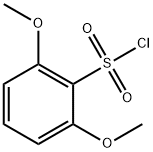 2,6-dimethoxybenzene-1-sulfonyl chloride Struktur