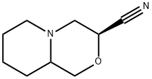 (3S)-octahydropyrido[2,1-c]morpholine-3-carbonitrile Struktur