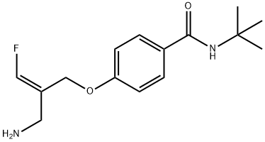 (Z)-4-(2-(aminomethyl)-3-fluoroallyloxy)-N-tert-butyl benzamide hydrochloride Struktur