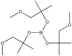 Tris(1-methoxy-2-methyl-2-propoxy)bismuth, 99.99% (metals basis) Struktur