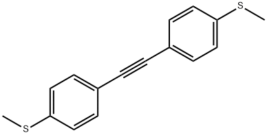 1,1'-ethyne-1,2-diylbis[4-(methylthio)benzene] Struktur