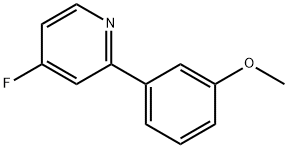 4-Fluoro-2-(3-methoxyphenyl)pyridine Struktur