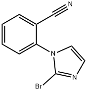 2-(2-bromo-1H-imidazol-1-yl)benzonitrile Struktur