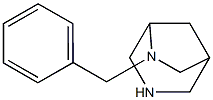 6-benzyl-3,6-diazabicyclo[3.2.1]octane Struktur