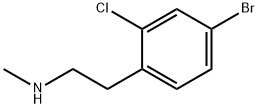 [2-(4-bromo-2-chlorophenyl)ethyl](methyl)amine Struktur