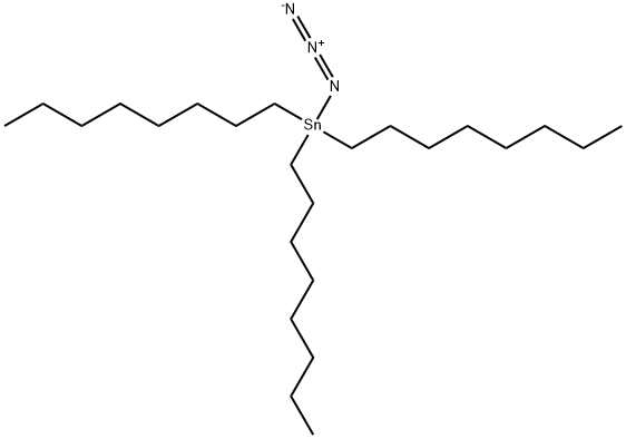 azido(trioctyl)stannane Struktur