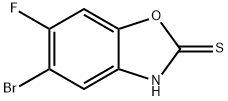 5-Bromo-6-fluoro-benzooxazole-2-thiol Struktur