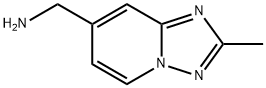 {2-methyl-[1,2,4]triazolo[1,5-a]pyridin-7-yl}methanamine Struktur