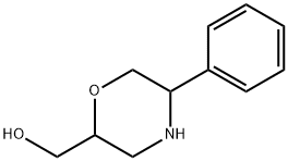 (5-phenylmorpholin-2-yl)methanol Struktur