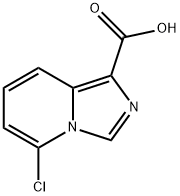 5-chloroimidazo[1,5-a]pyridine-1-carboxylic acid Struktur