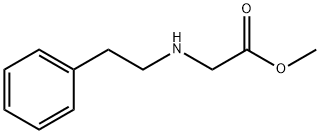 Methyl 2-(phenethylamino)acetate Struktur