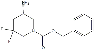 benzyl (S)-5-amino-3,3-difluoropiperidine-1-carboxylate Struktur