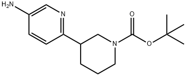 tert-butyl 3-(5-aminopyridin-2-yl)piperidine-1-carboxylate, 1563528-94-8, 結(jié)構(gòu)式